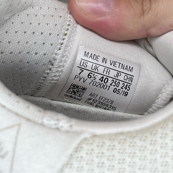 Adidas Ultra Boost Solar HU Glide PRD x Pharrell Cream White Size 7 - Picture 2 of 6